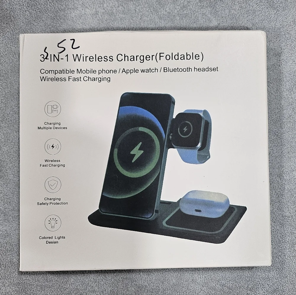 3 In 1 Foldable Wireless Charger